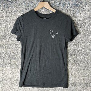 Allbirds Shirt Womens Small Gray TrinoXO Tee Classic Holiday Graphic Merino Wool